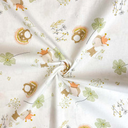 Printed Cotton LYBELA White / Spring Multicolored